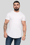 Men's Curved Hem T-Shirts | Men’s T-Shirts | Men’s Tees | Long Line Tees