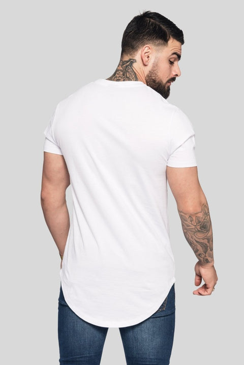 Men's Curved Hem T-Shirts | Men’s T-Shirts | Men’s Tees | Long Line Tees