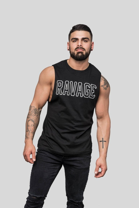 Ravage Outline Muscle Tee Muscle Tees