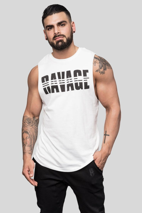 Ravage Stripes Muscle Tee Muscle Tees